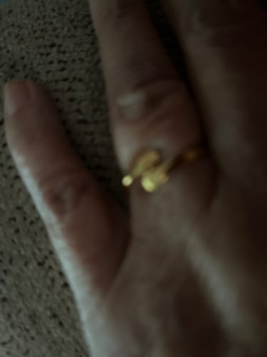 Customer photo review of Gold Hug From Heaven Ring