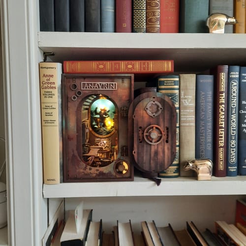 Customer photo review of The Abandoned Submarine Book Nook Kit