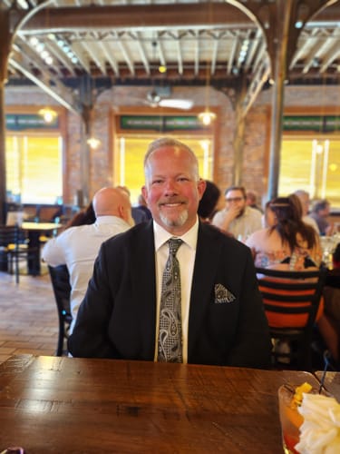 Customer photo review of Black White Paisley Silk Men's Tie Handkerchief Cufflinks Set