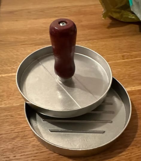 Customer photo review of Burger Press Patty Maker