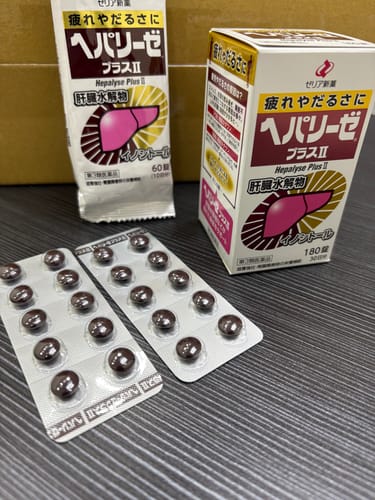 Customer photo review of Zeria新藥 Heparize 護肝肝臟水解物  plus II 180錠【第3類医薬品】