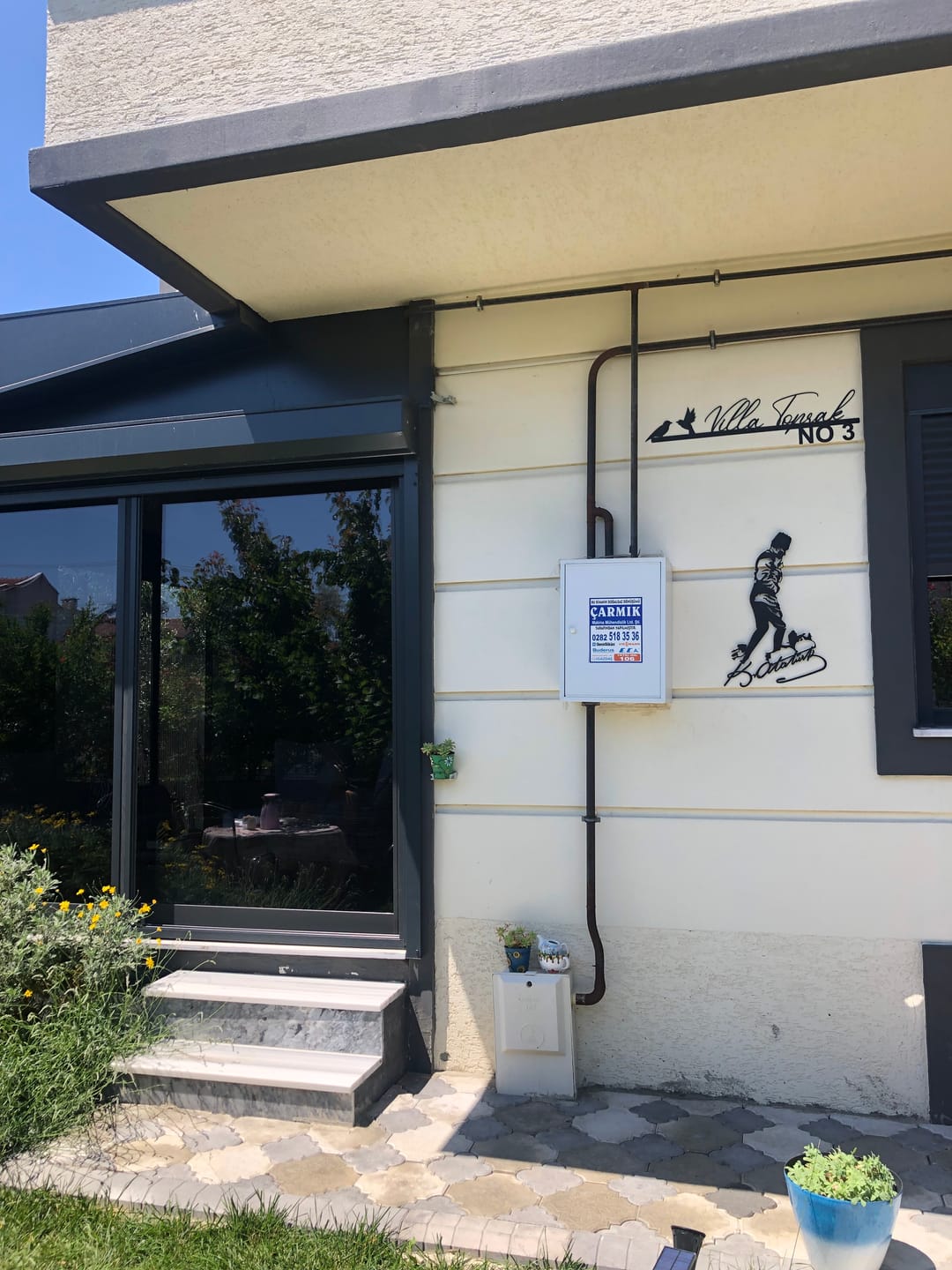Customer photo review of Kişiye Özel Metal Villa İsimliği