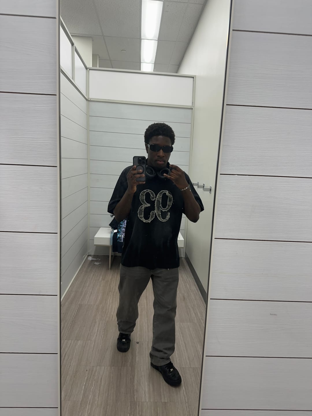 Customer photo review of Vintage Square Frame Sunglasses