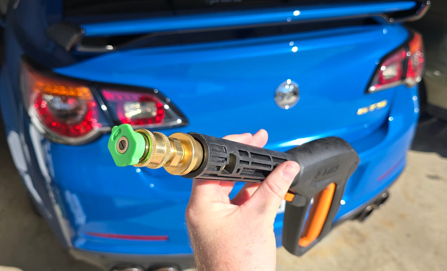 Customer photo review of Quick Connect Nozzle Kit
