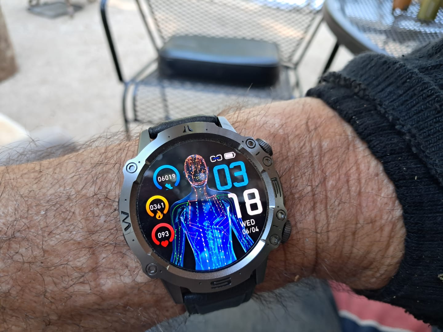 Customer photo review of Fitaos PRO 3 Glucose & ECG Smartwatch - Health & Sleep Tracker