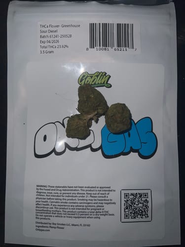 Customer photo review of Greenhouse THCa Flower