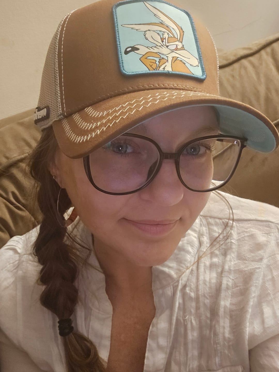 Customer photo review of OVERLORD X Looney Tunes: Wile E. Coyote Trucker Cap