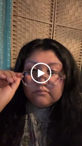 Customer video review of Glitter Eyeglasses