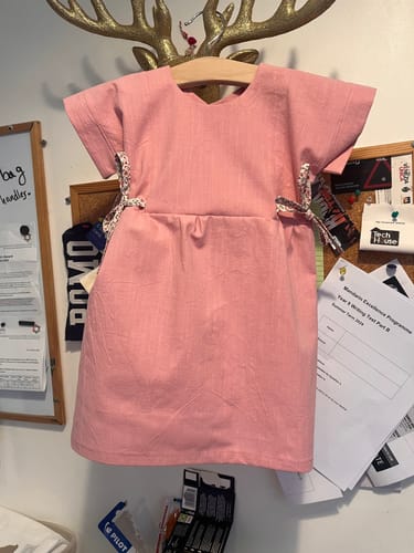 Customer photo review of Linen Feel 100% Cotton Fabric