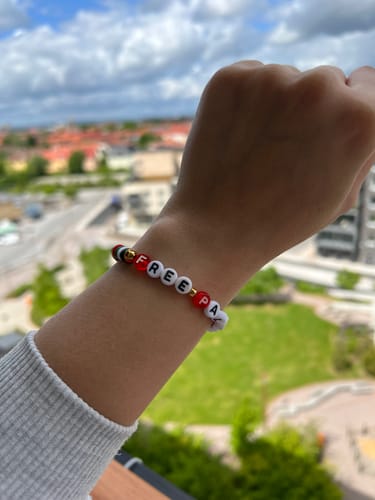 Customer photo review of Palestine Freedom Bracelet