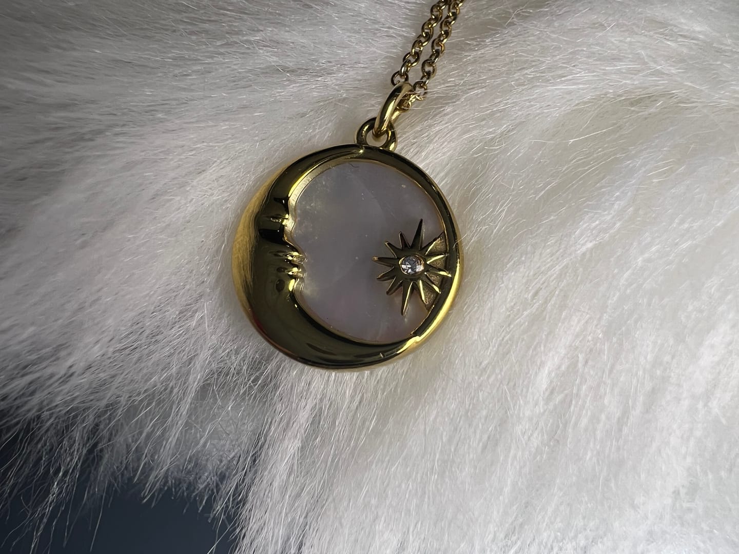 Customer photo review of Celeste Necklace