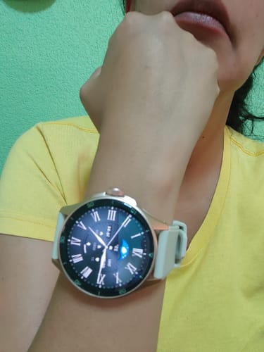 Customer photo review of Smartwatch Reloj Kronos Oblivion AMOLED 1.43", Llamadas, Sumergible IP68, Beige