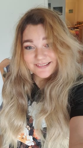 Customer photo review of The Loose Wave HD Fibre 24" Lace U Part Wig