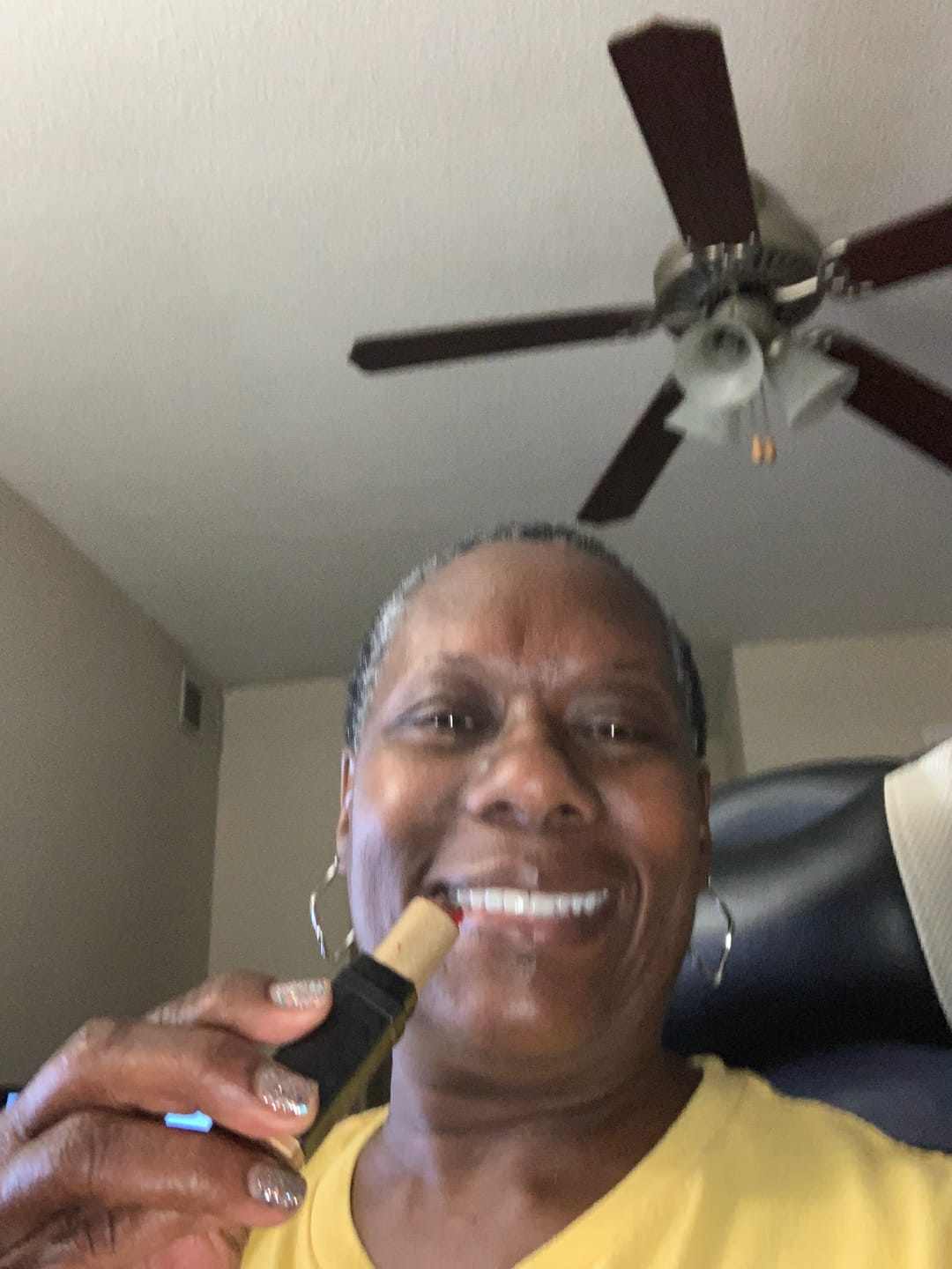 Customer photo review of Dark Chocolate Lipsticks, Set of 3