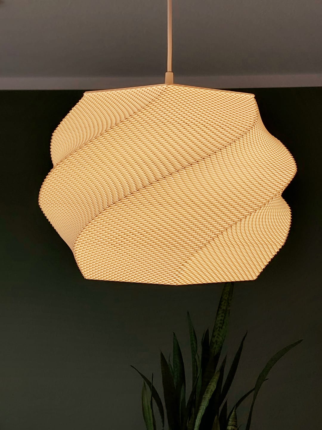 Customer photo review of Wave Lampenschirm