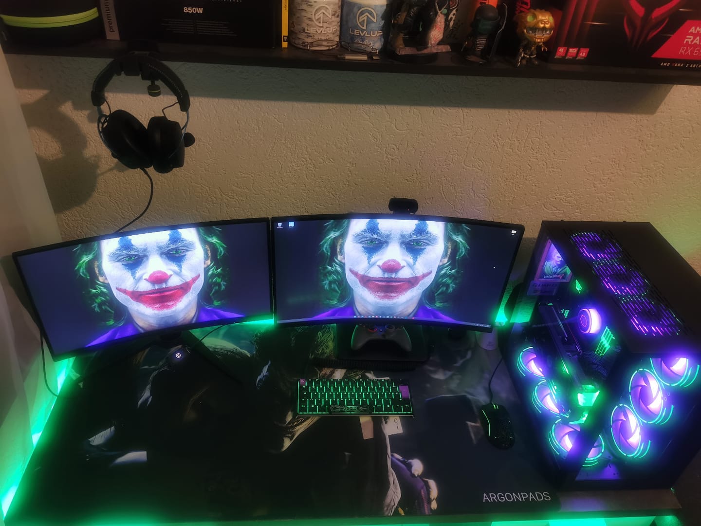 Customer photo review of Customizable Gaming Mousepad