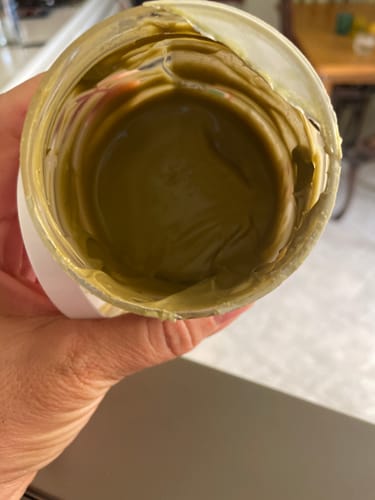 Customer photo review of Crema spalmabile proteica gusto pistacchio