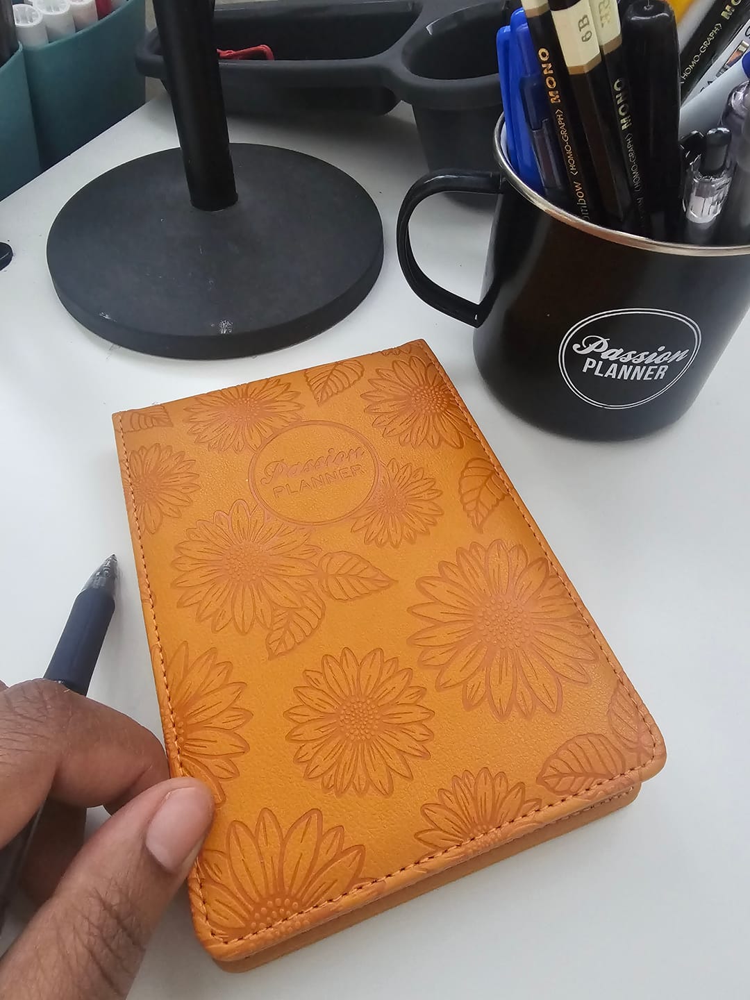 Customer photo review of Notepad Cover - Sunflower Summer