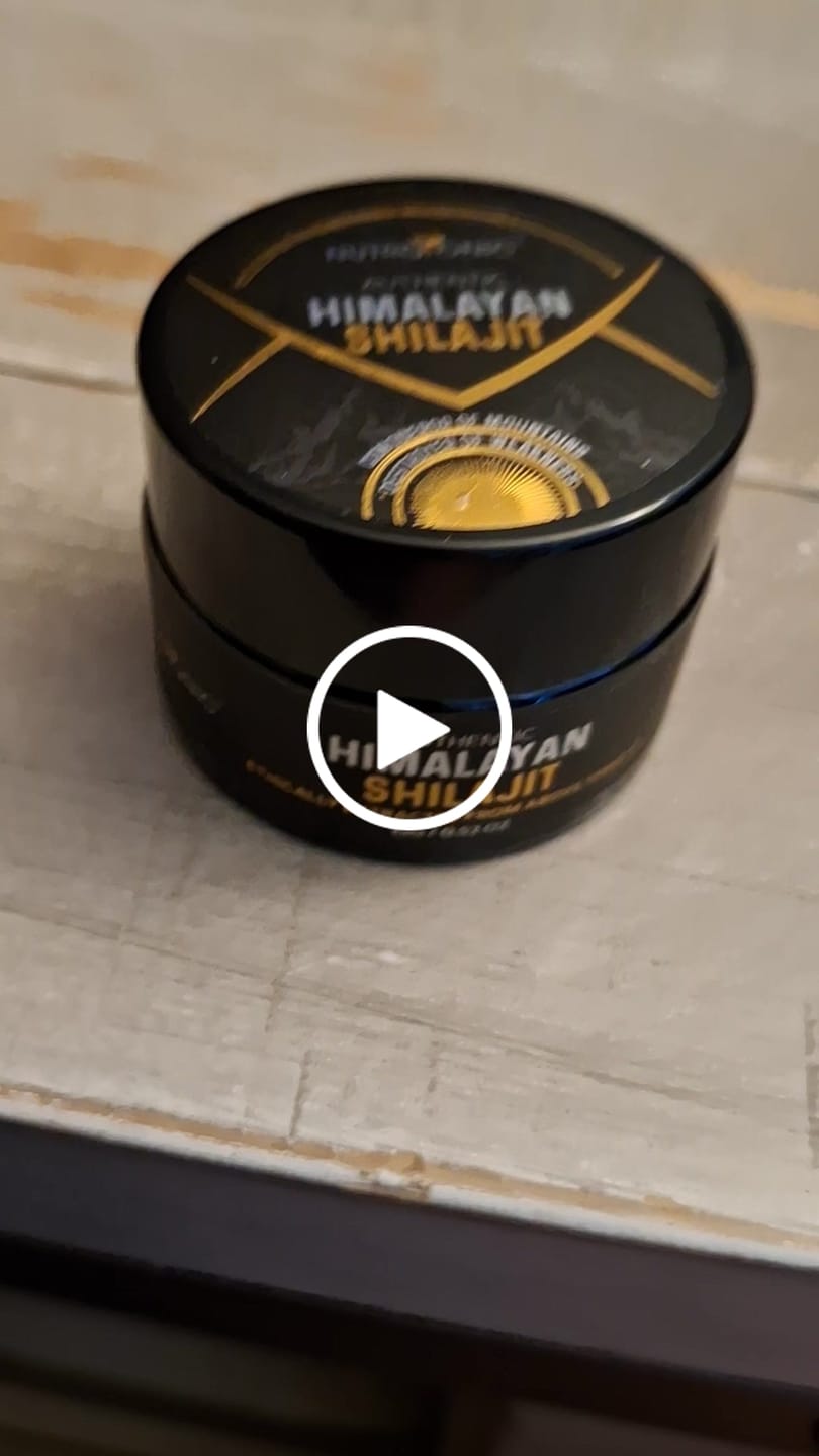 Customer video review of Authentic Himalayan Shilajit® 60 Days Sun Dried Organic Resin