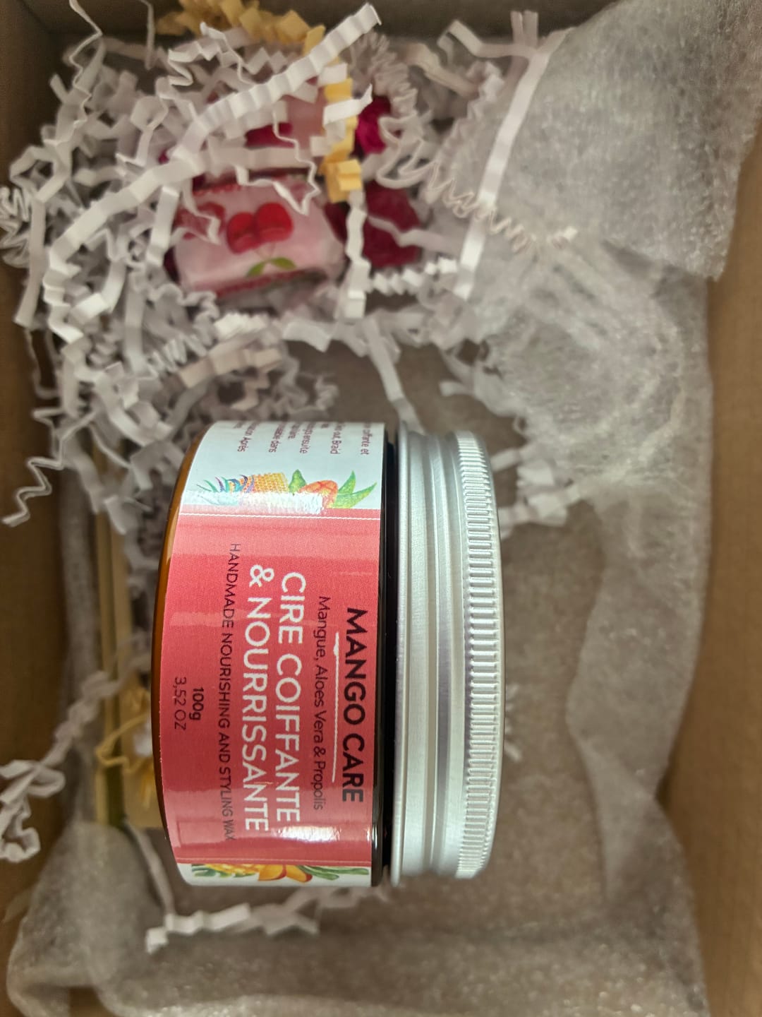 Customer photo review of Cire coiffante et nourrissante