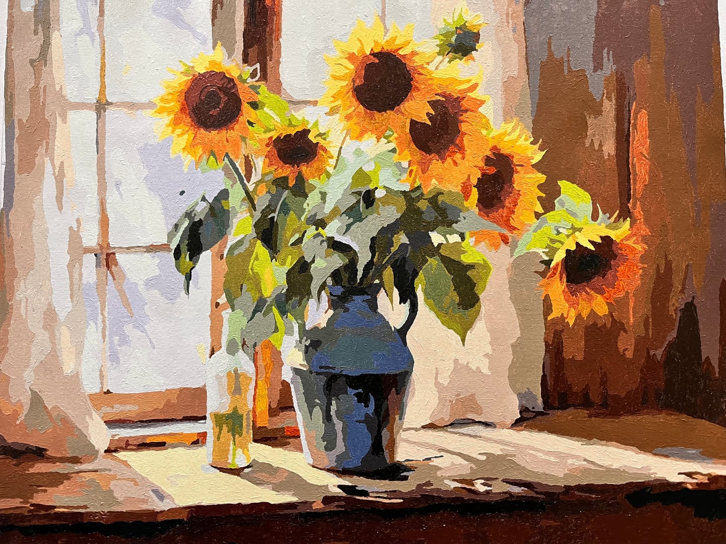 Customer photo review of Sunflowers Window Light