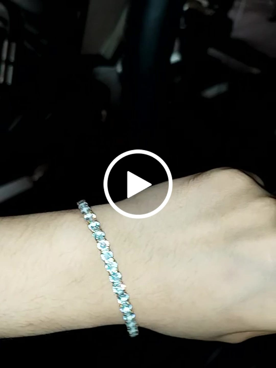 Customer video review of Exquisite Gold Studded Bracelet