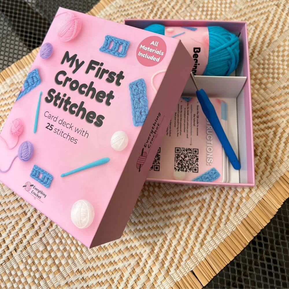 Customer photo review of My First Stitches Crochet Kit