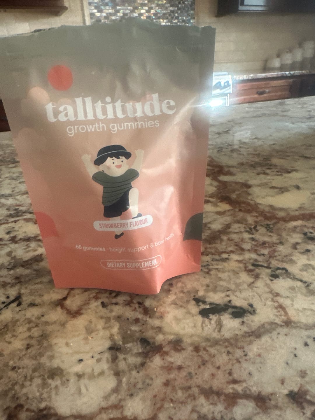 Customer photo review of Talltitude Growth Gummies®
