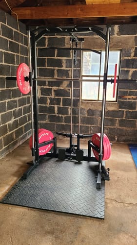 Customer photo review of RitFit PSR05 2.0 Smith Machine Home Gym Package