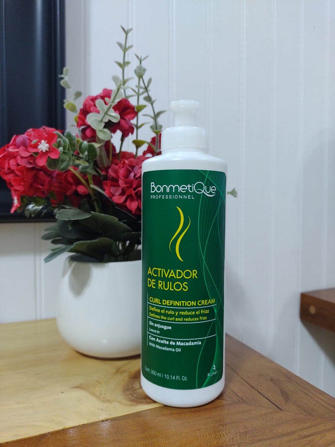 Customer photo review of Crema De Peinar Activador De Rulos Y Ondas Bonmetique