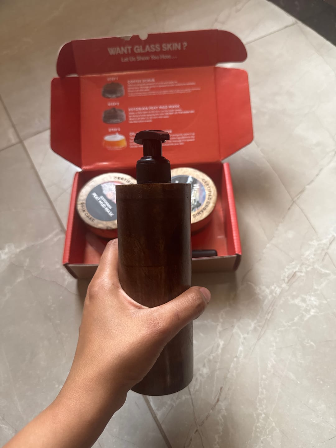 Customer photo review of Volumizing Hair Fall Stop Shampoo  200 ml