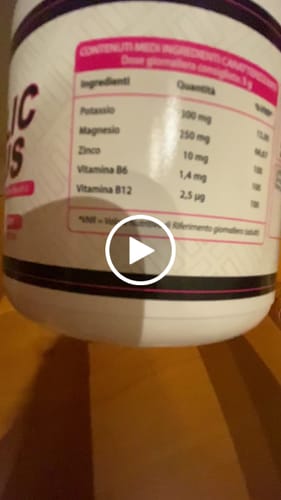 Customer video review of Metabolic Mag PLUS 300gr polvere - Nuovo!