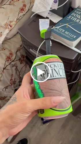Customer video review of Pickled Sphincter Beersy Silicone Sleeve Hide-a-Beer Can Cooler