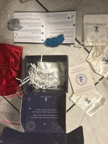 Customer photo review of AuraBloom Subscription Box