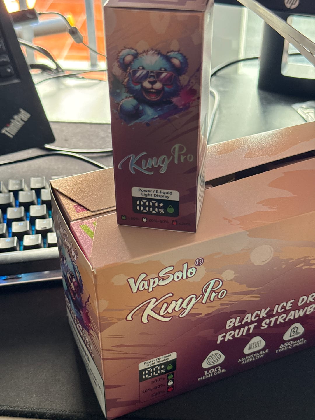 Customer photo review of VAPSOLO KING PRO 40.000puff