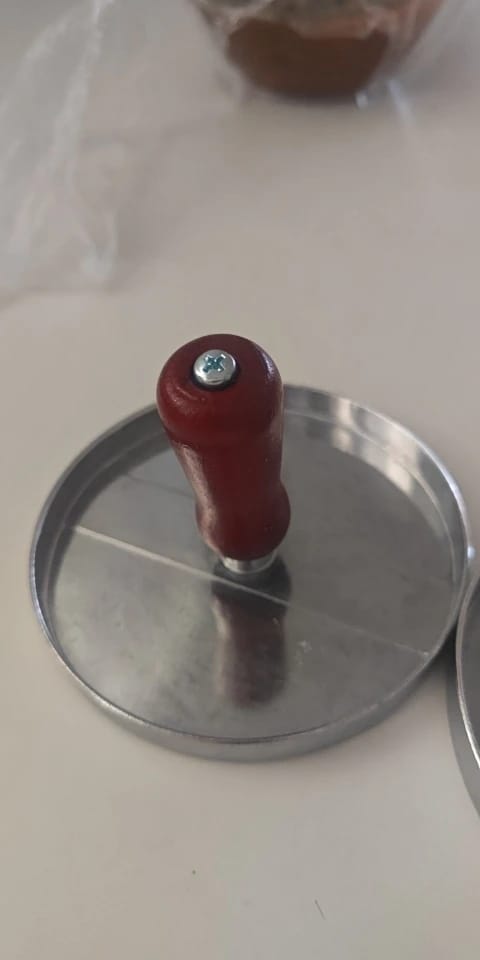 Customer photo review of Burger Press Patty Maker