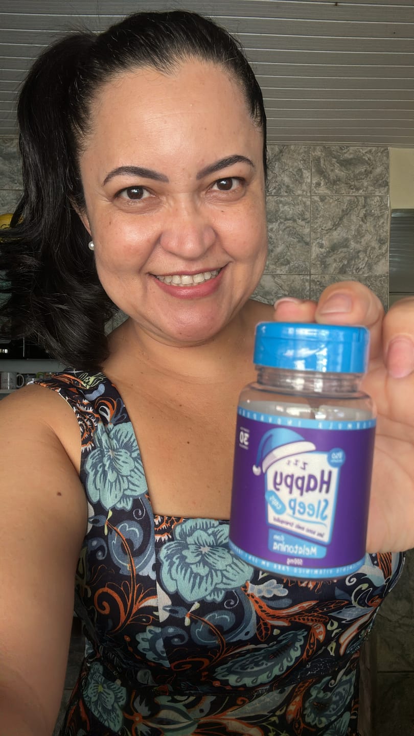 Customer photo review of Melatonina Happy Sleep - 1 Pote (30 dias de uso)
