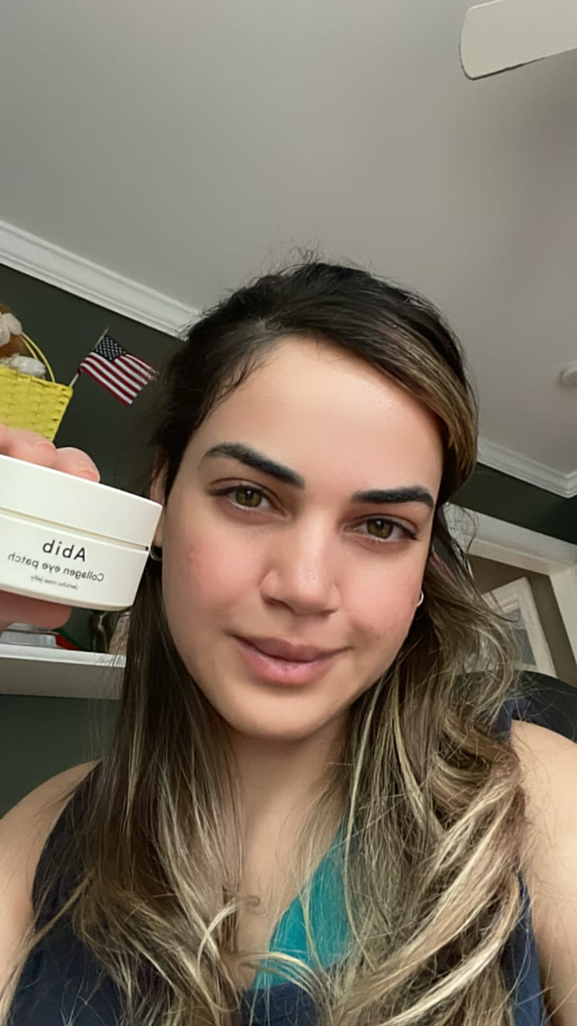 Customer photo review of Collagen eye patch Jericho rose jelly