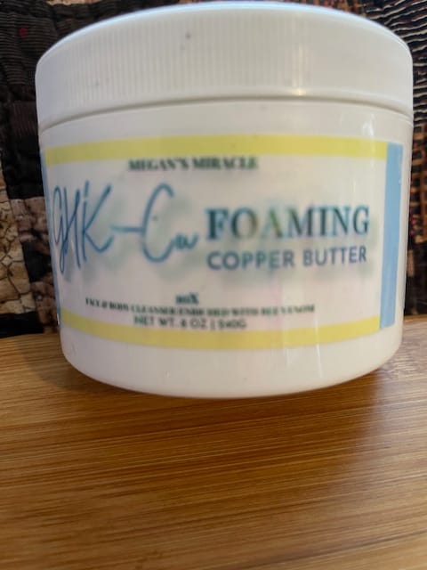 Customer photo review of Custom Order: Foaming Copper Butter