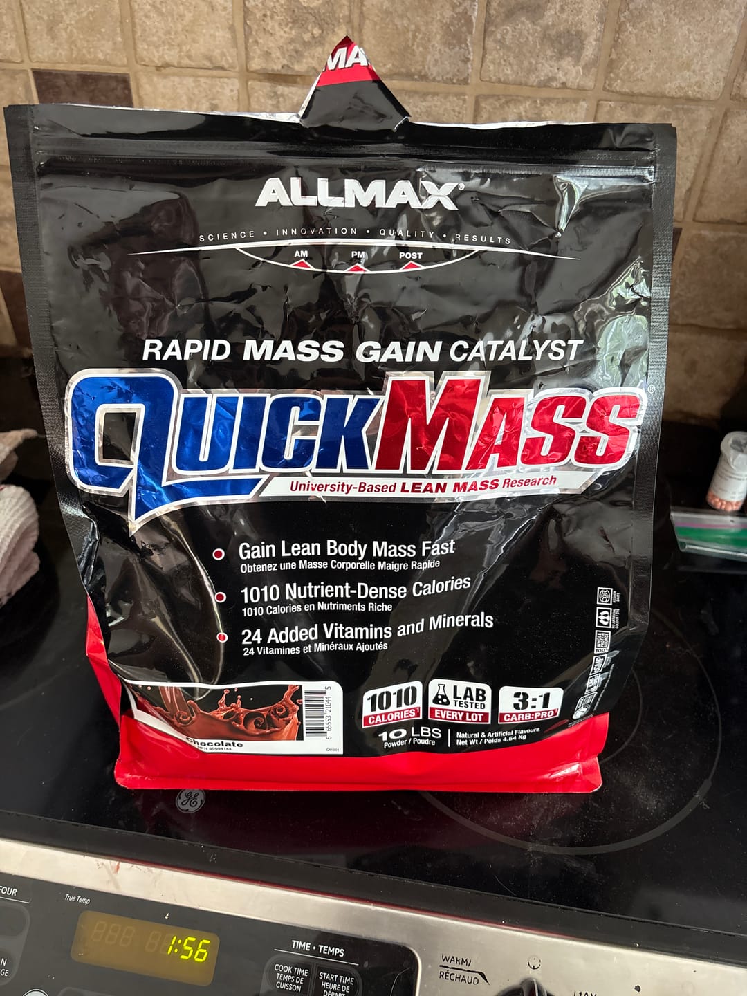 Customer photo review of Allmax - QuickMass - 10lb