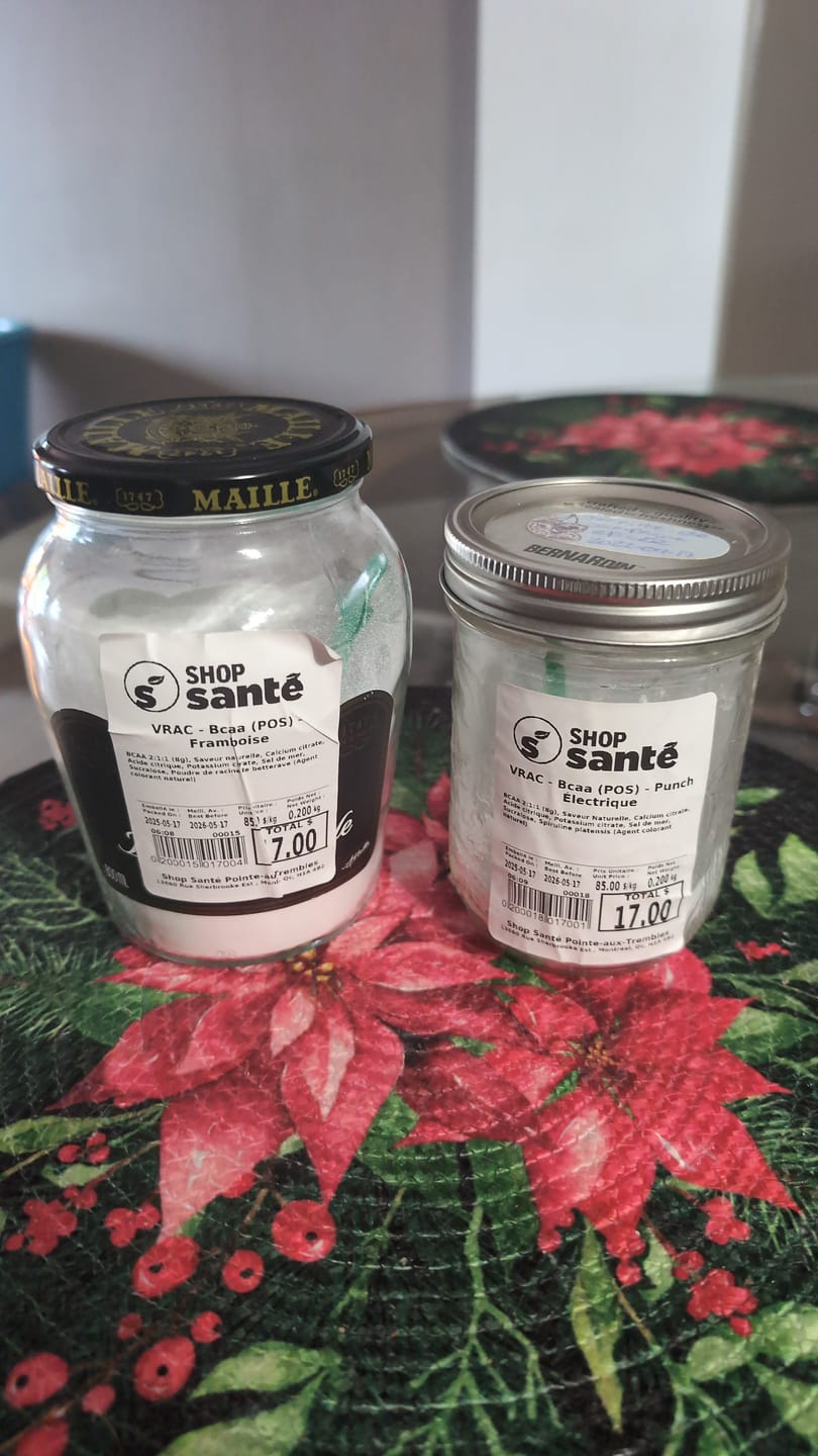 Customer photo review of VRAC - Bcaa (100g)