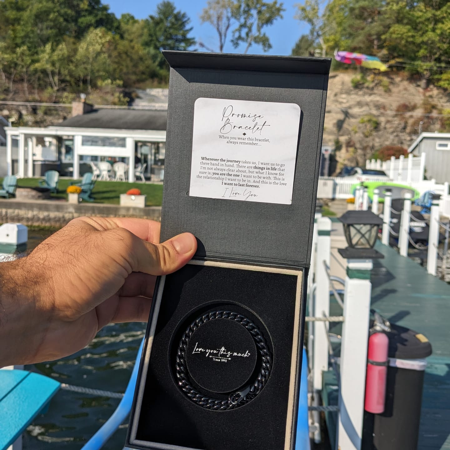 Customer photo review of (Almost Sold Out) Promise Bracelet - Classic 5mm Cuban