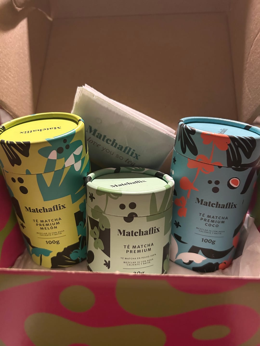 Customer photo review of Té Matcha Premium Melón