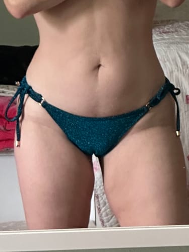 Customer photo review of VIVIAN BOTTOMS - ROYAL BLUE GLITTER