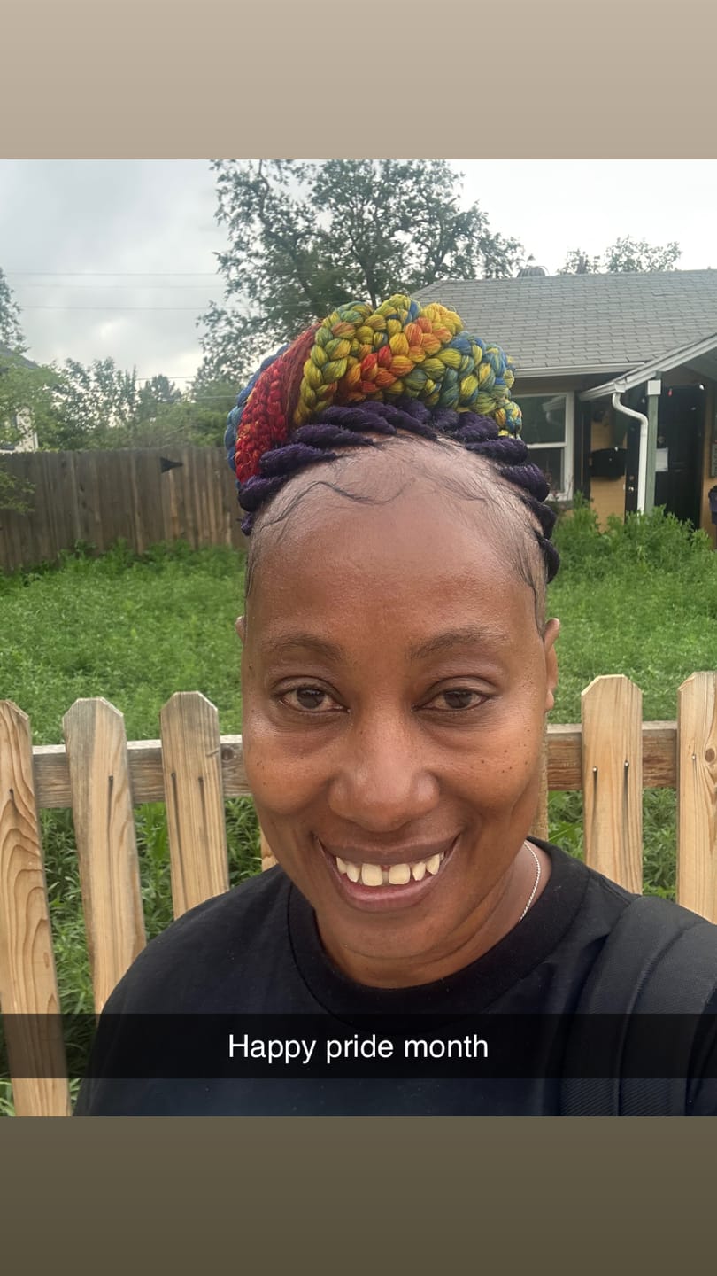 Customer photo review of Sensationnel African Collection X-Pression Braid - 3X PRE-STRETCHED 58"