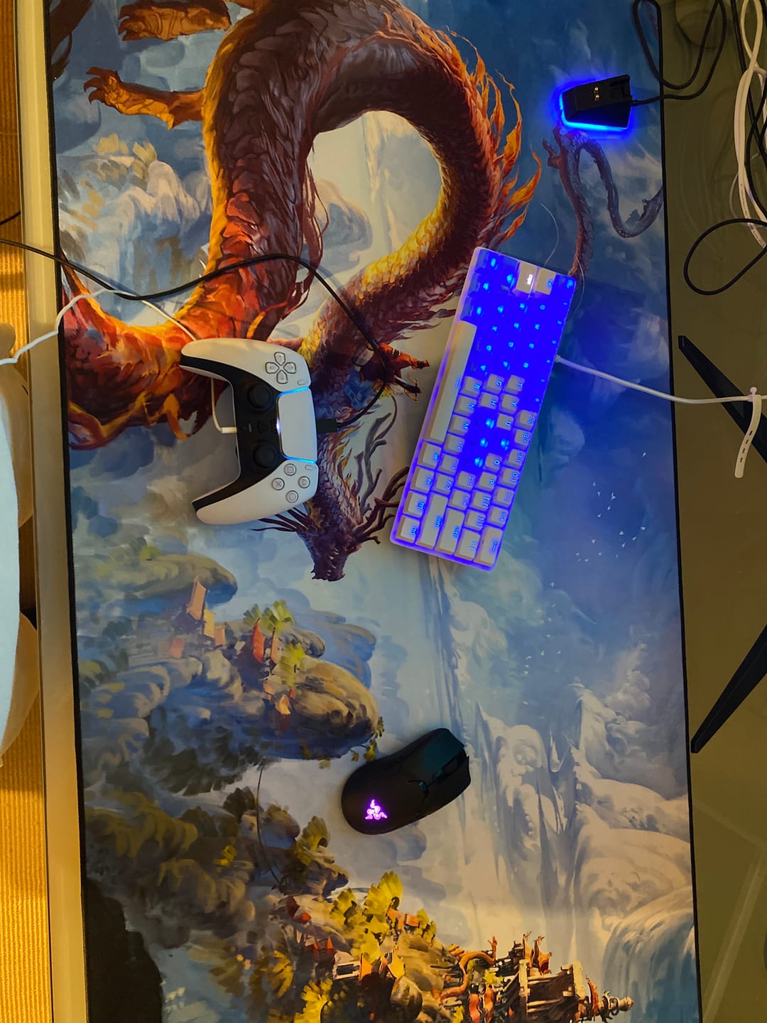 Customer photo review of Customizable Gaming Mousepad
