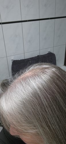 Customer photo review of Ethan Thomas Black shampoo & mask duo