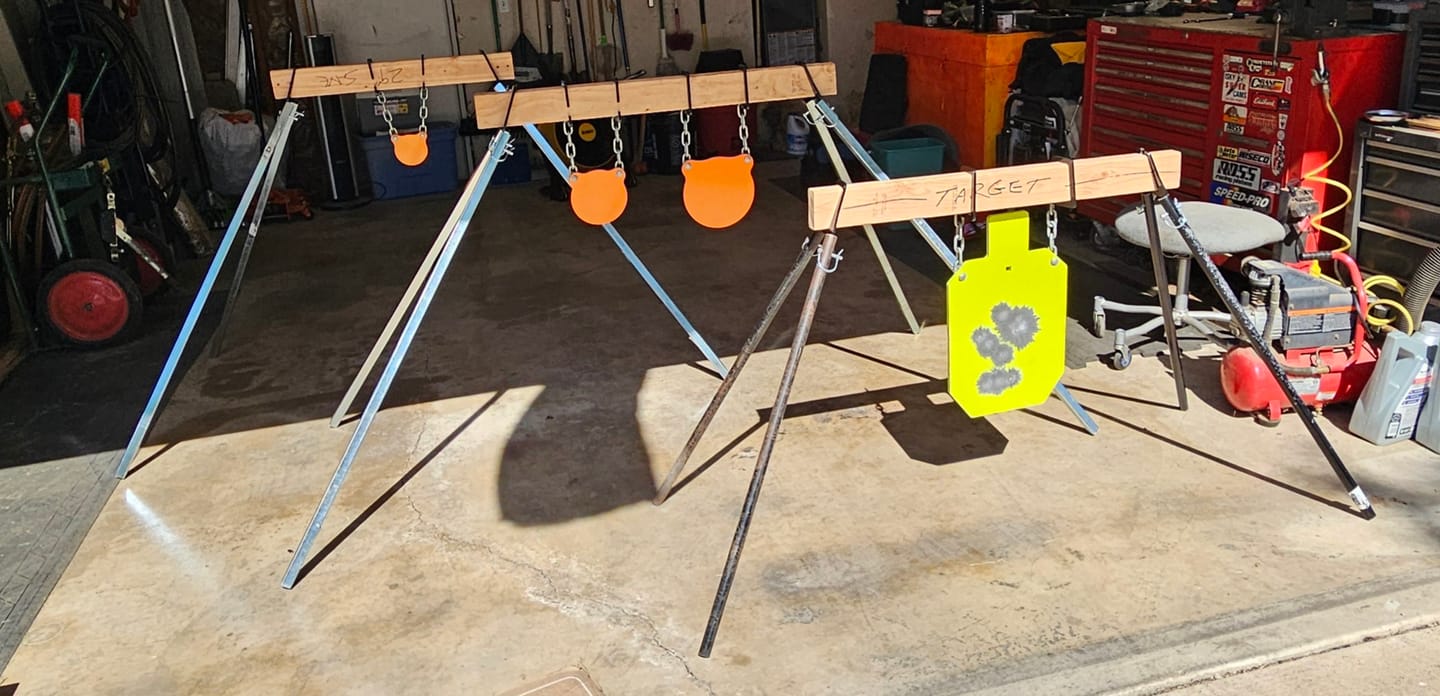 Customer photo review of 3/8" AR500 Gong Targets - 4", 6", 8"