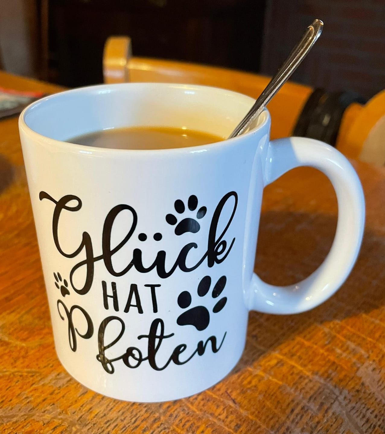 Customer photo review of Unterwegs mit Haustier - Individuelle Tasse