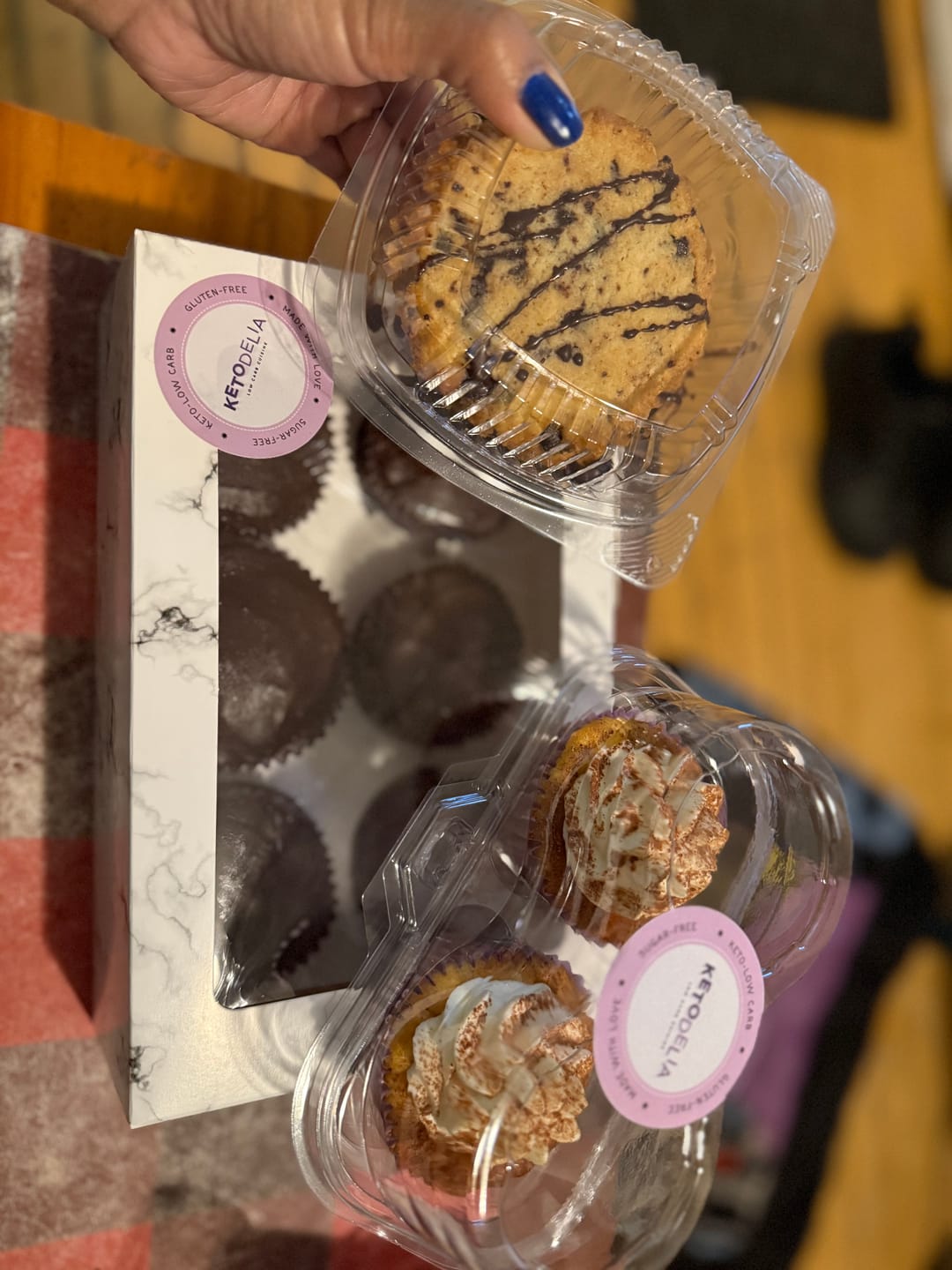 Customer photo review of Keto Chocolate Chip Cookies (Dairy-Free Optional)